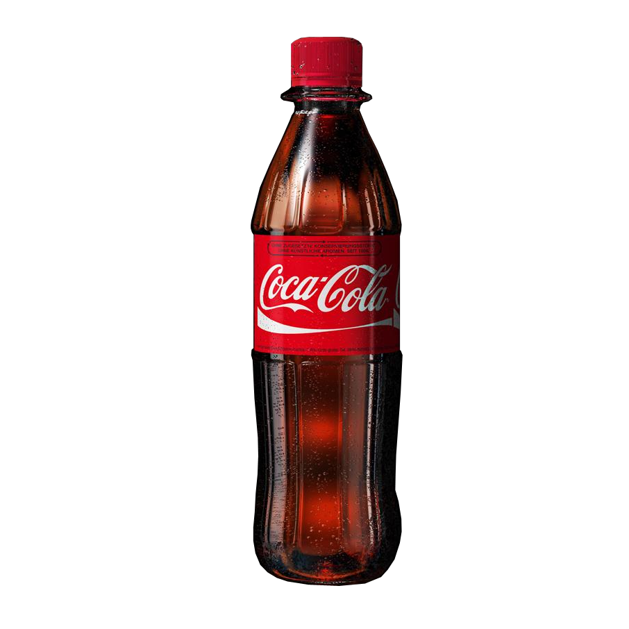 Glasflasche Coca Cola