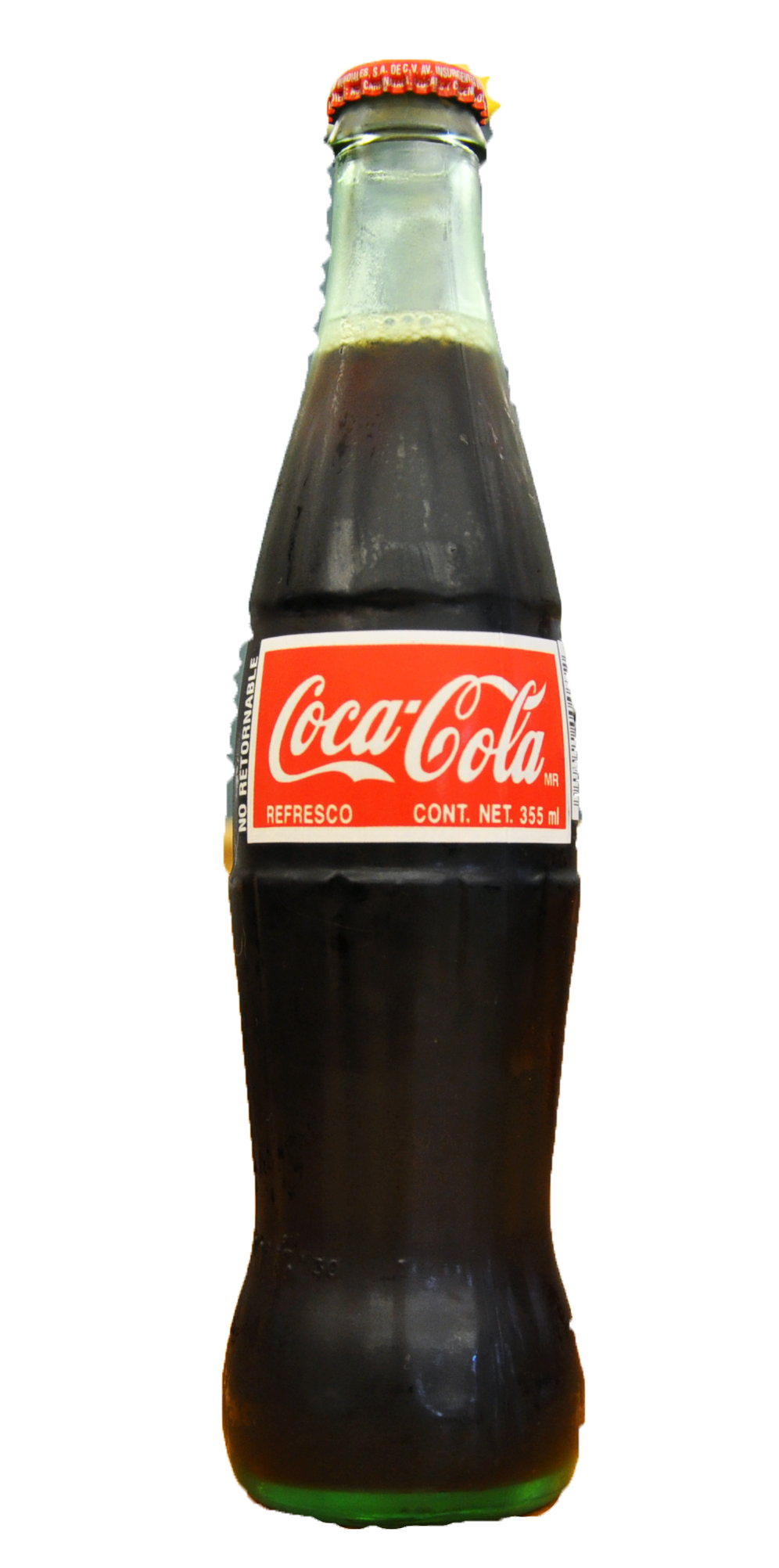 Bouteille en verre de coca cola